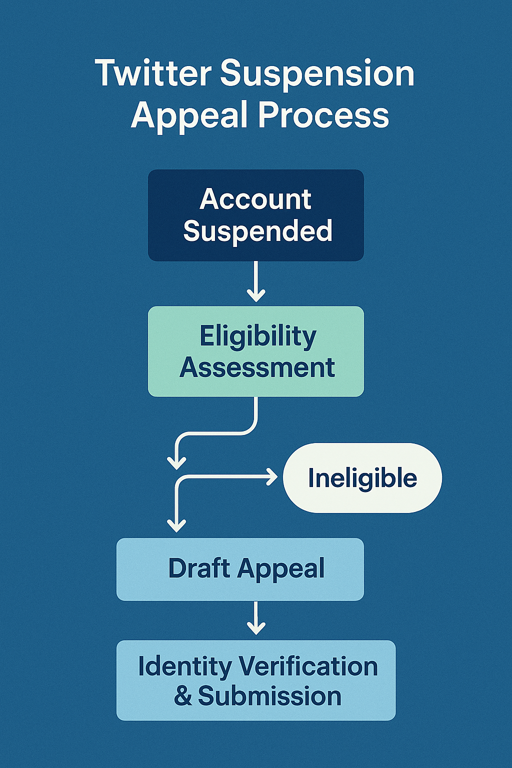 appeal flowchart — triage → evidence → drafting → submission → decision