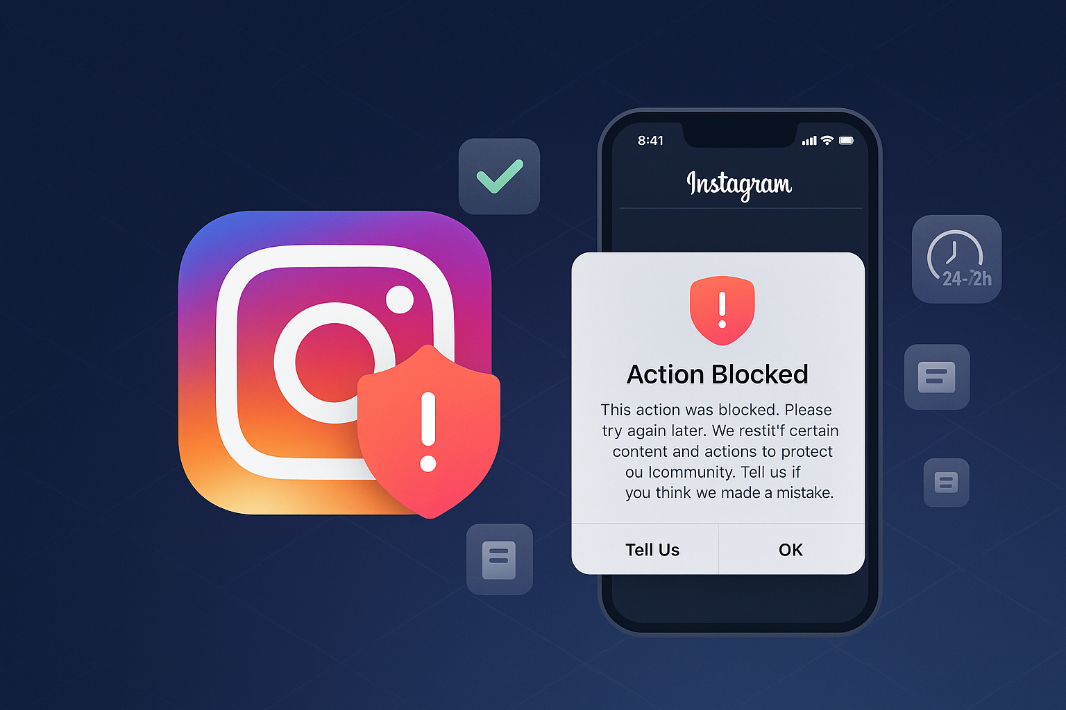 Instagram restriction service process workflow 2025