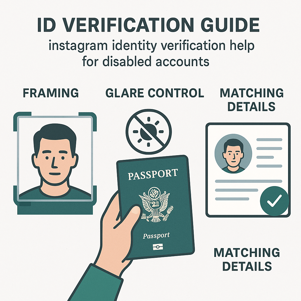 instagram identity verification help for disabled accounts