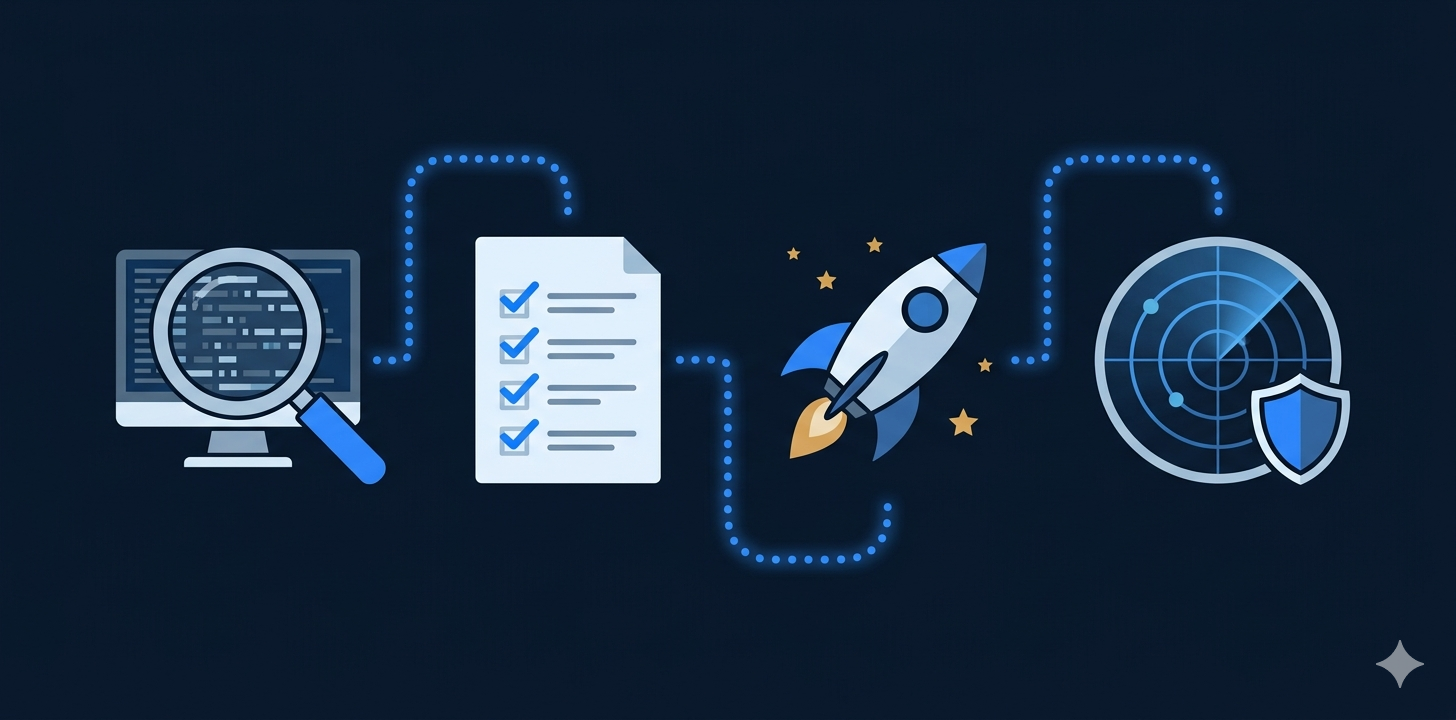 Online reputation repair process showing path from negative search results to positive page-one control