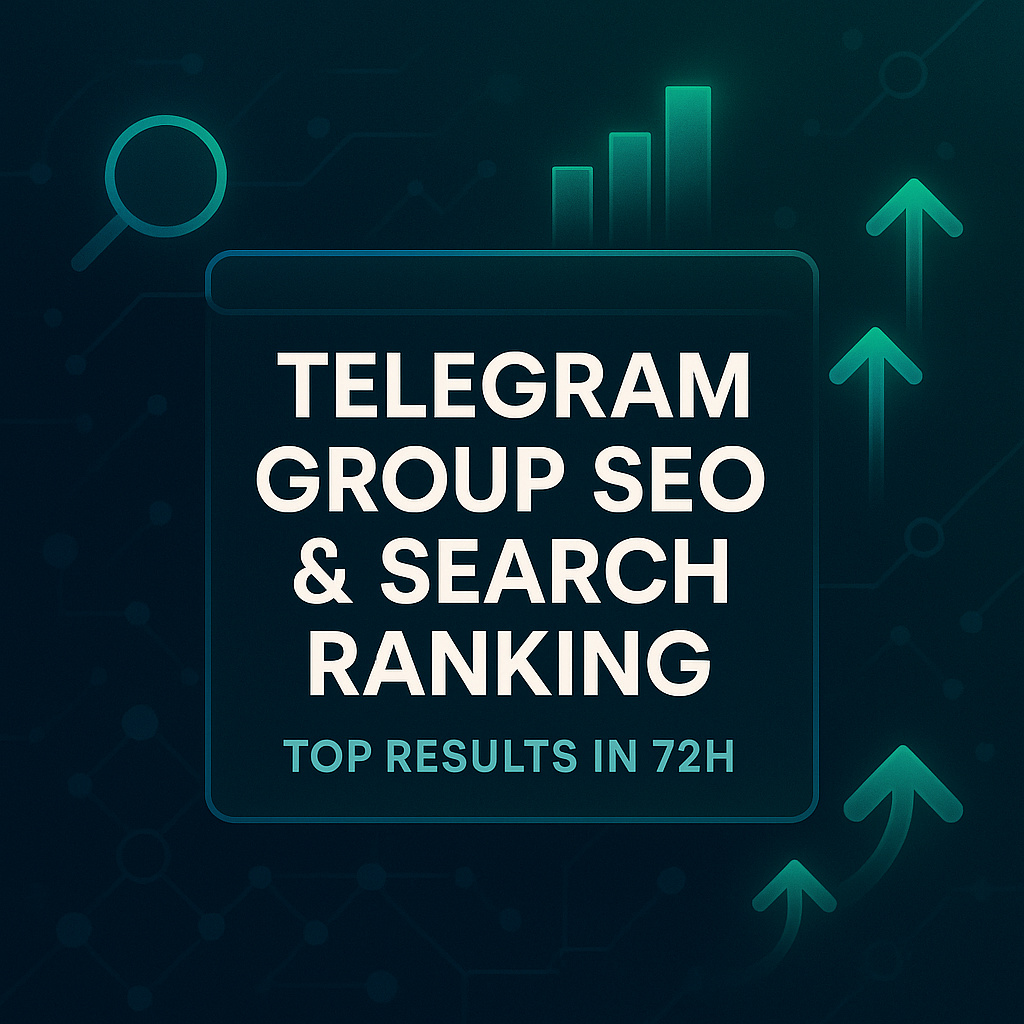 Telegram group SEO framework: naming, keywords, signals, velocity, safety
