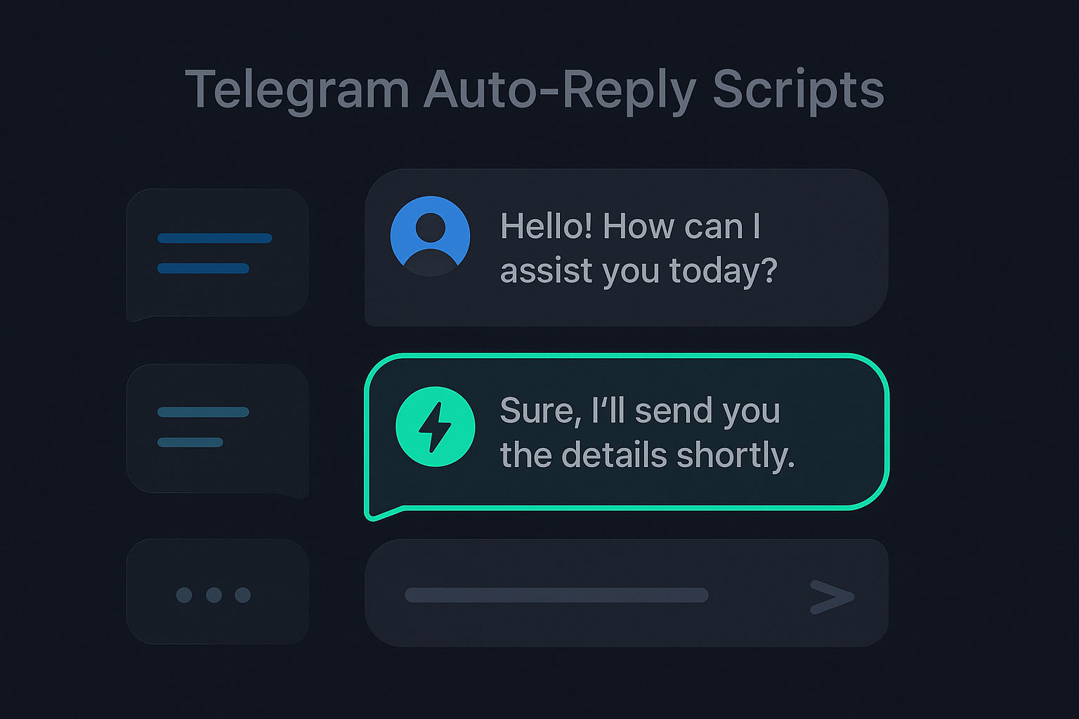 Telegram auto reply scripts and autoresponder templates hero
