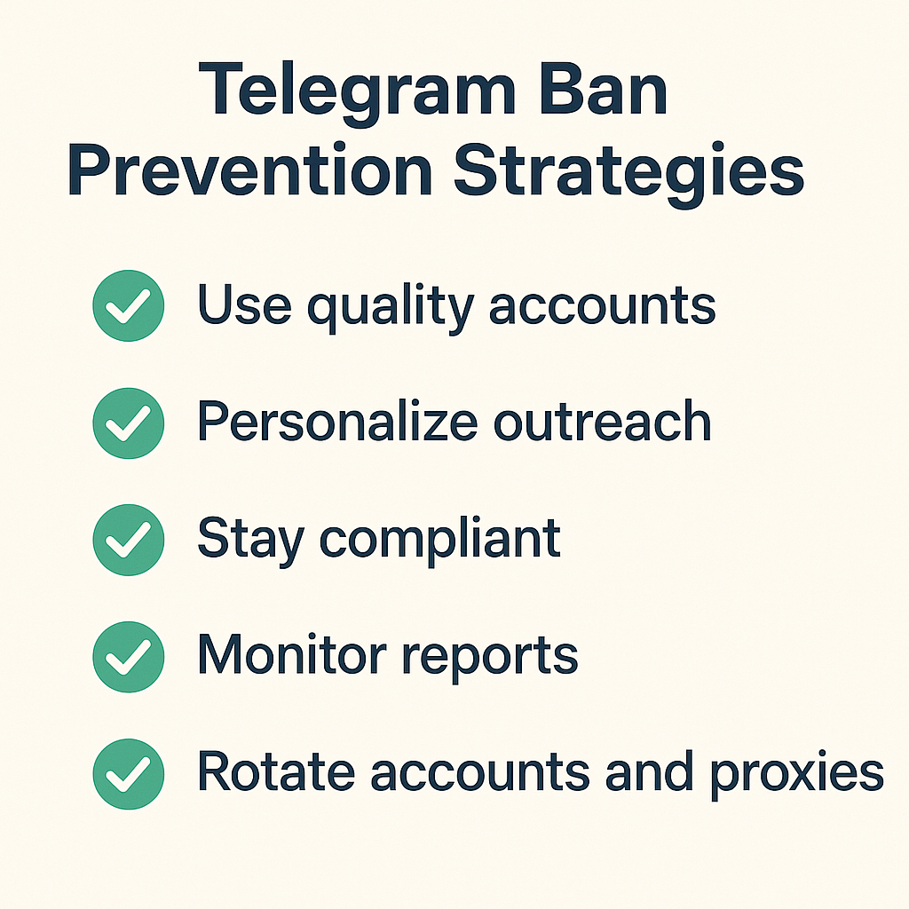 Strategies to prevent Telegram bans and keep accounts safe