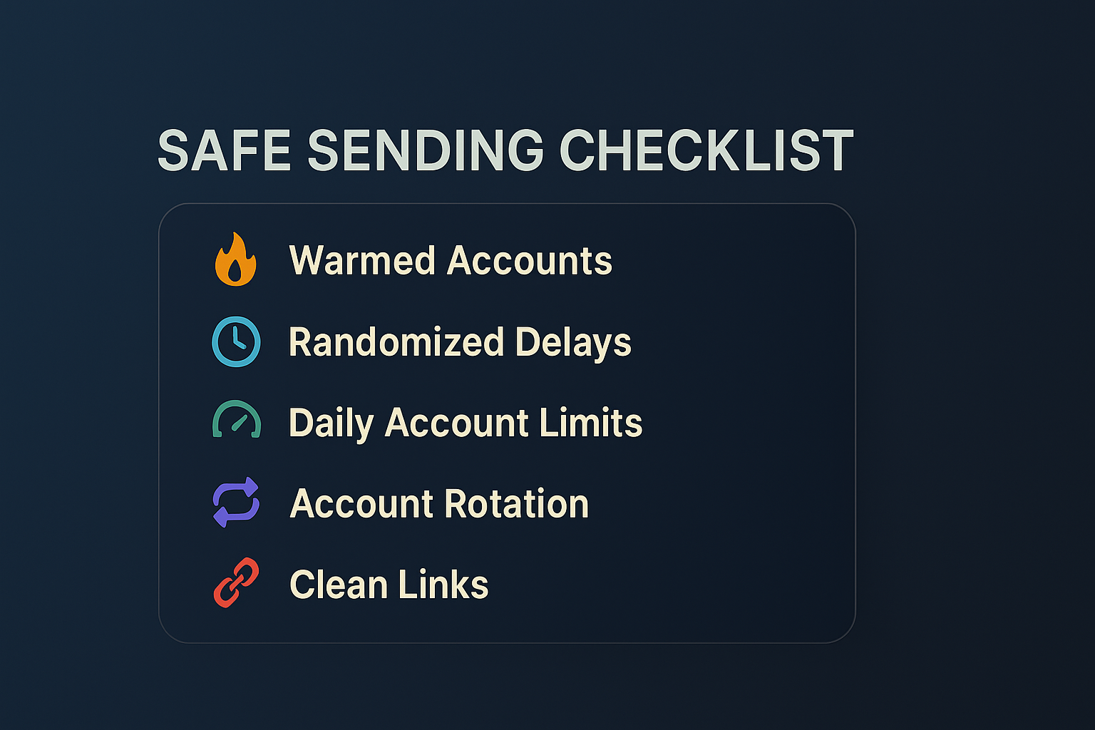 Telegram Mass DM safety checklist for OnlyFans promotion showing compliance best practices