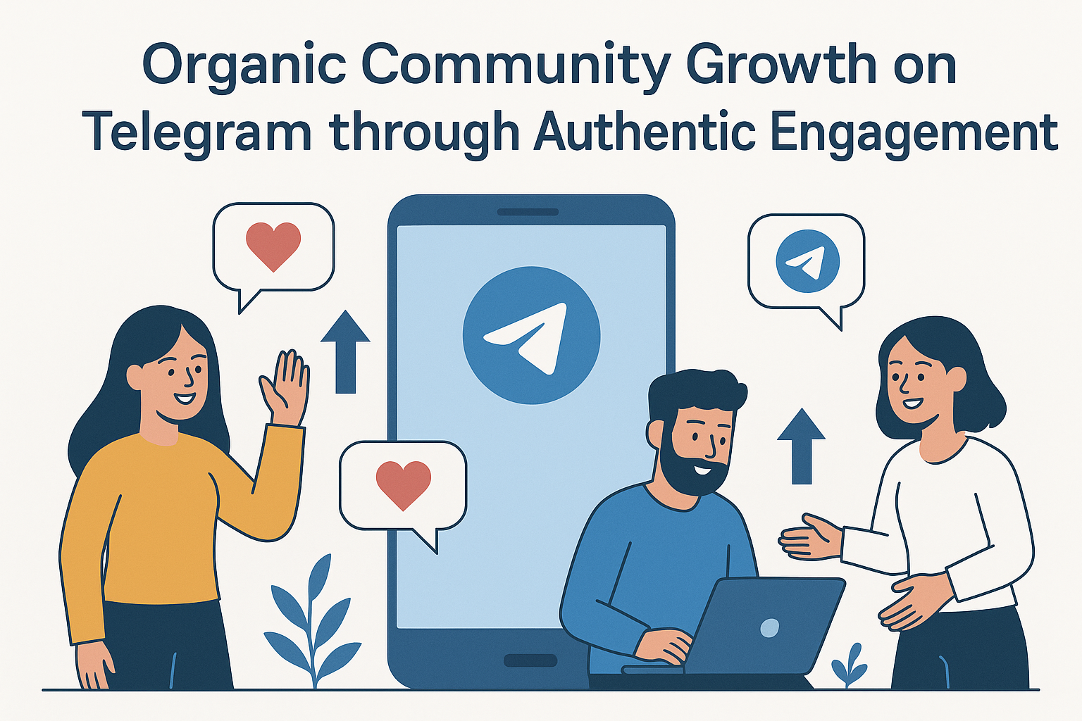 Organic community growth on Telegram through authentic engagement