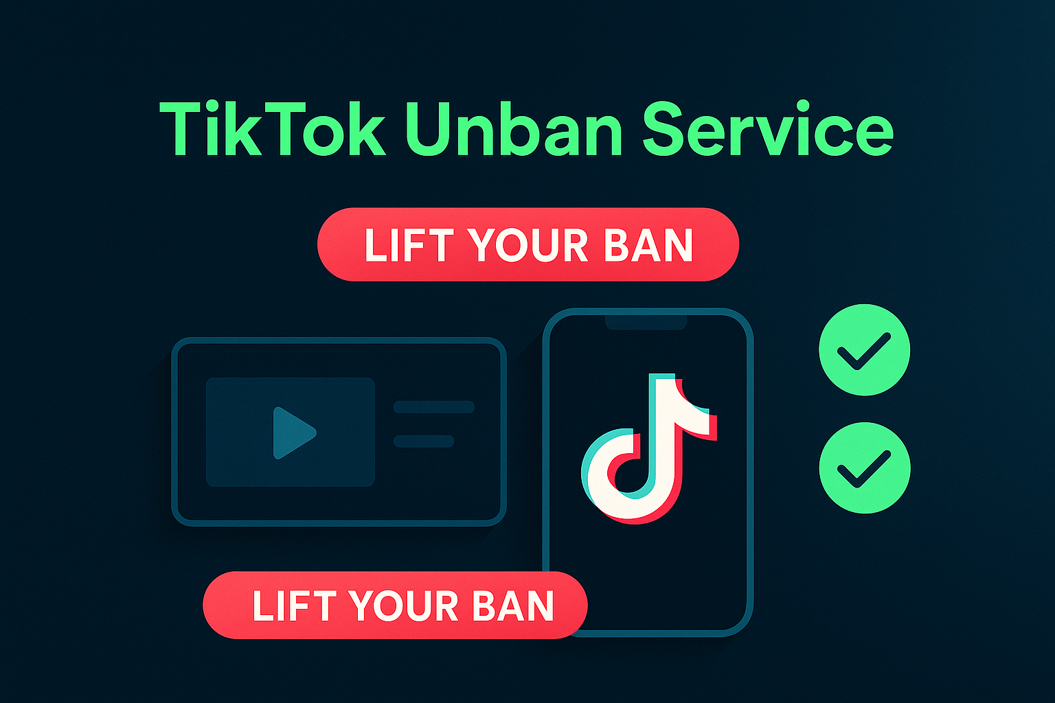 Specialist providing TikTok account recovery service support for a banned TikTok account